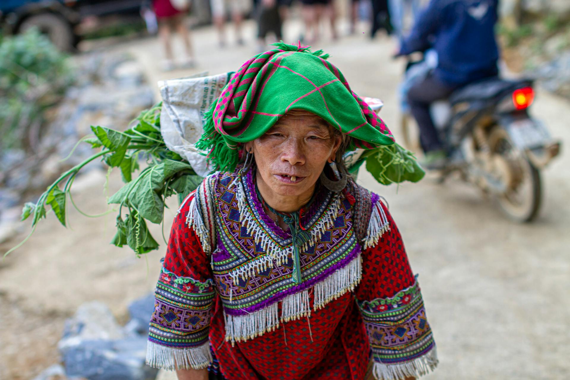 Sapa Ethnic Woman at Bac Ha Sundat Market